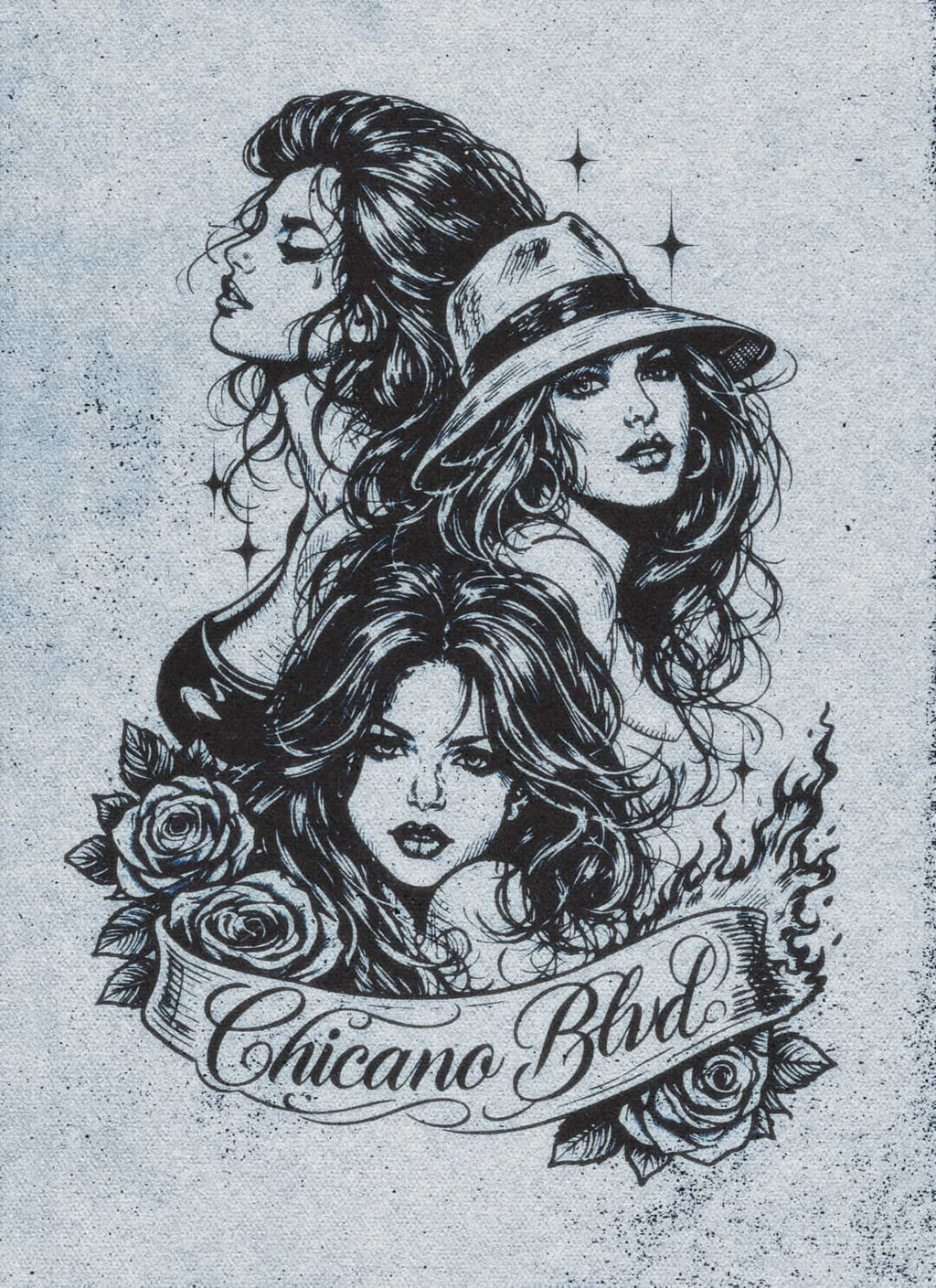 Chicano Boulevard - 3 Face Rucas T-Shirt